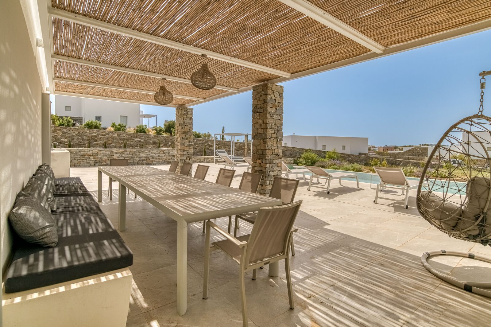 Outdoor lounge detail